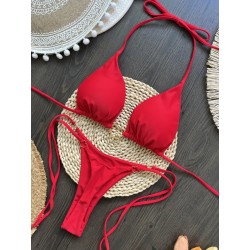 RUOTONSEPT-Maillot de bain brésilien Rouge