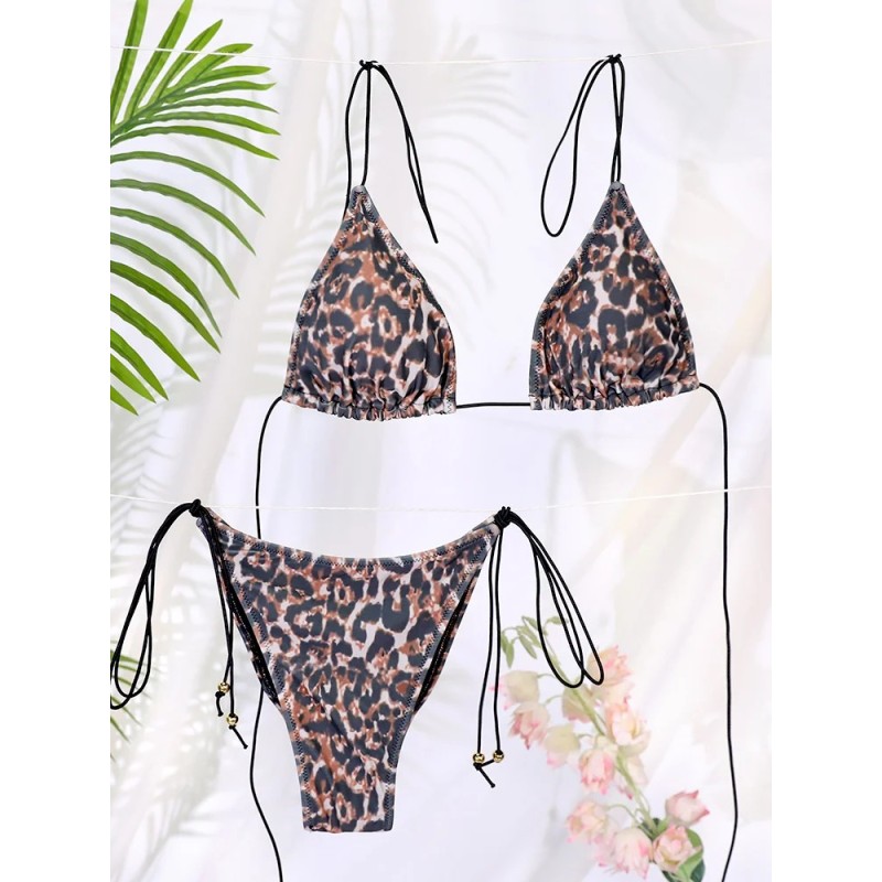 ZRTAK deux pièces Push Up leopard