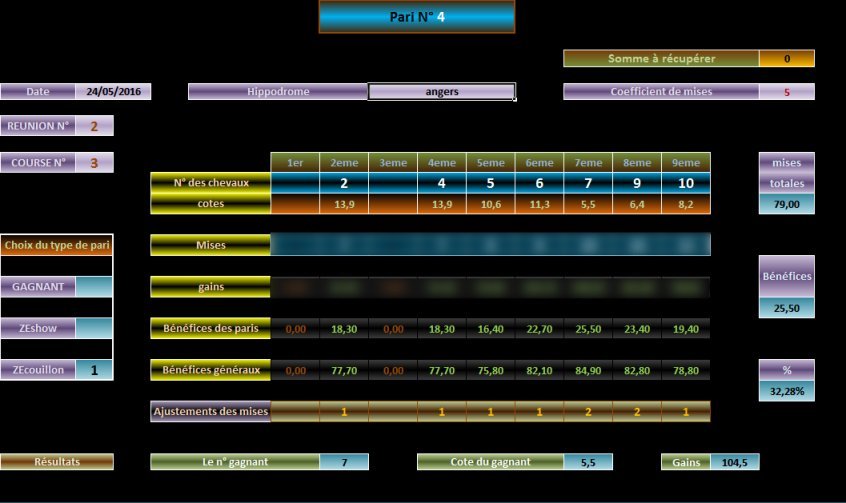 LGPST EASY WINNER logiciel pour gagner au turf du pmu