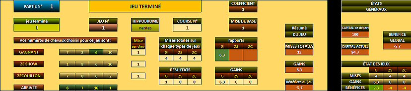 quick money win exemple de jeu au turf du pmu