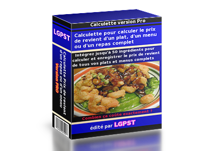 cómo calcular el precio de costo de un plato o una comida para un restaurante, un hotel o una posada, software profesional